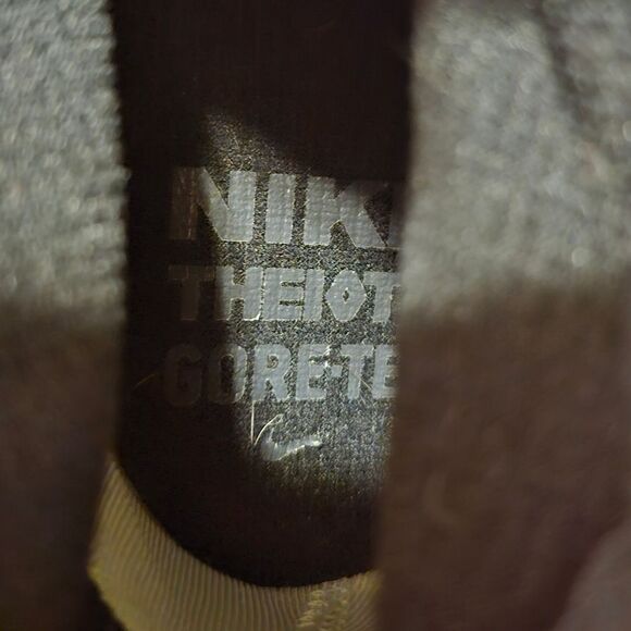 SOLD! *RARE* NIKE AIR FORCE 1 WINTER GORE-TEX CQ7211-003 TRIPLE BLACK - Size 14 - Picture 9 of 10